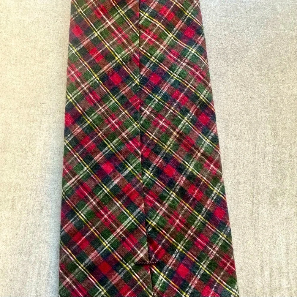Polo Vintage Plaid Cotton Tie